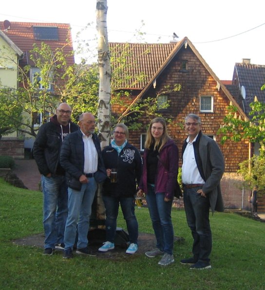 v.l.: Markus Haffner, Walter Hoffer, Elke Dietz, Christine Tiebout, Michael Nowotny