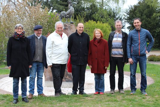 vlnr.: Chr. Sander, G. Gay, H. Müller, K. Rupp, G. Czarnowski, A. Hesselschwerdt, J. Schneyer