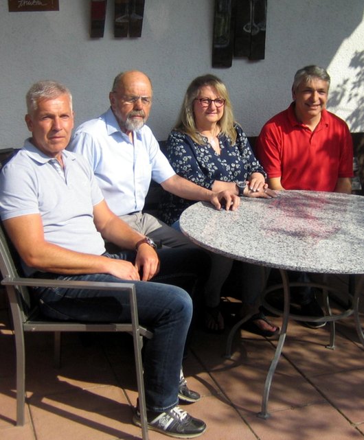 Gesprächsrunde (v.l.) Torsten Kern, Walter Hoffer, Elke Dietz und Michael Nowotny (nicht abgebildet: Manuel Ochs)